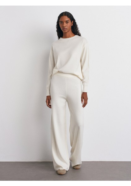 10633 Bisiklet Yaka Yünlü Basic Triko Kazak indirimleri