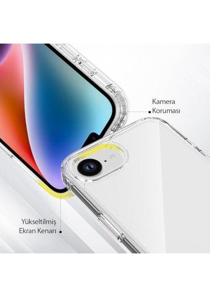 Labs 16E ile Uyumlu Air Darbe Emici Tpu + Pc Şeffaf Kılıf modelleri