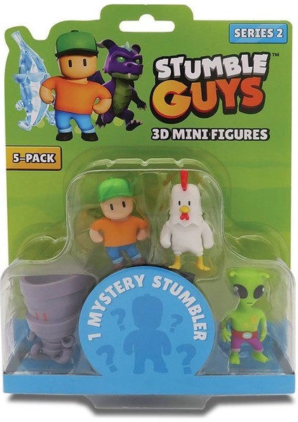 TUY14000 Stumble Guys 5li Mini Figür S2-SG-30006_5 - 1 Kutu Fiyatıdır fırsatları