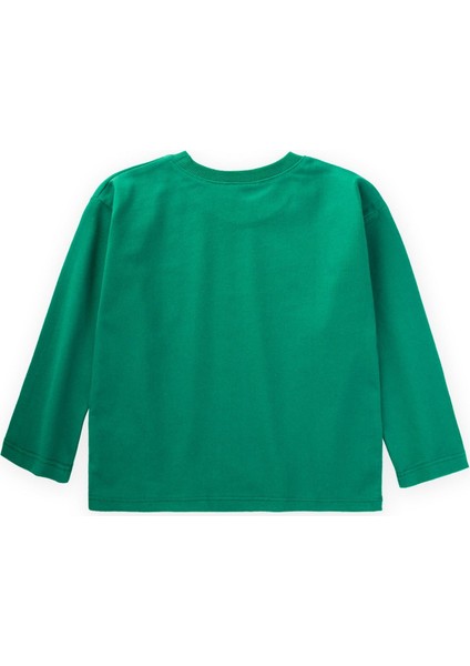 Etiket Detaylı Mevsimlik T-Shırt 2-10 Yaş Yeşil fiyatları