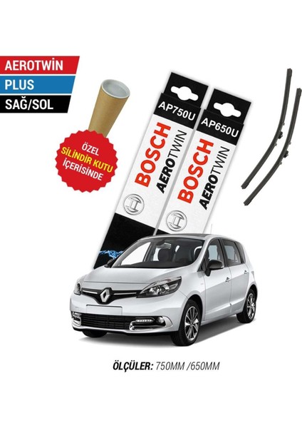 Renault Scenic 2012 Model Silecek Takımı Ön Bosch Aerotwin Plus