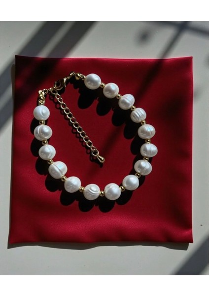 Sertifikalı 8 mm Orijinal Tatlı Su Incisi Bileklik