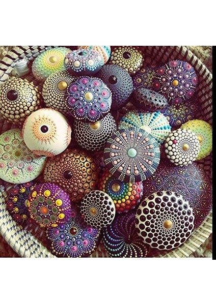 Fabric Dot Taş Görünümlü Ahşap 8 * 8 cm modelleri