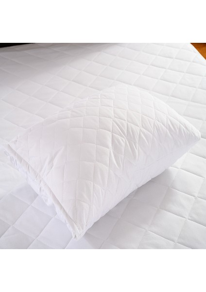 Pamukkale Kapitone %100 Pamuk Yastık Koruyucu Alez 2'li 50 x 70 cm modelleri