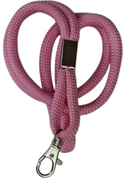 PEMBE PARACORD TELEFON BOYUN ASKISI TÜM KILIFLARA UYUMLU