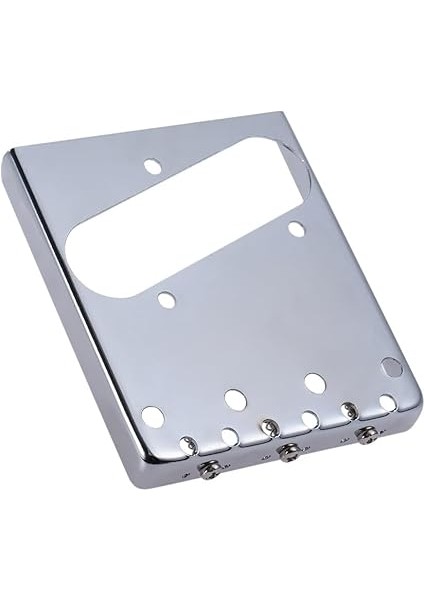 Eyer Küllük Köprü Kuyruk Parçası Krom Kaplama Telecaster Tele Elektro Gitar Yedek Parça Vidalar ile Anahtarı fırsatları