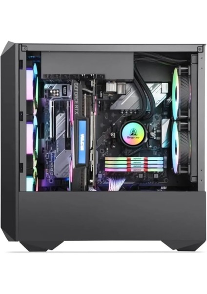 Orkinos Mesh Panel Dikey Ekran Kartı Takılabilen 4 Full Rgb Fanlı Atx Bilgisayar Kasası indirimleri