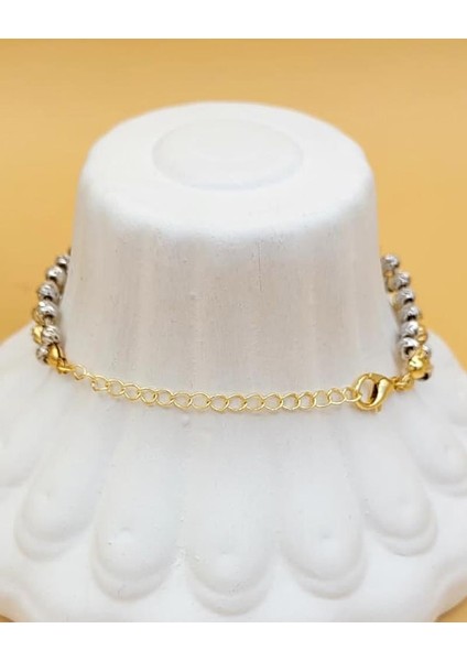 Silver Ağırlıklı Çift Renk Dorika Bileklik fırsatları