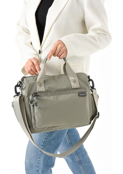 Sanmorris Kadın 4 Bölmeli Paraşüt Kumaş Ayarlanabilir Çapraz Askılı El ve Omuz Çantası fiyatları