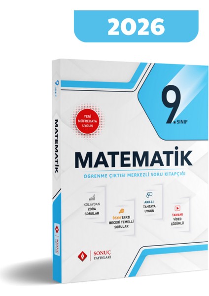 2026 Sonuç Yayınları 9.sınıf Matematik Modüller Set - Güncel Müfredata Uygun