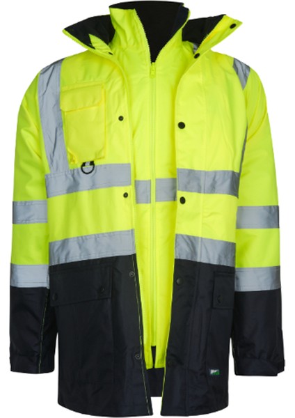 Nt-44 Oxford 5 In 1 Reflektörlü Parka (Sarı/lacivert) modelleri
