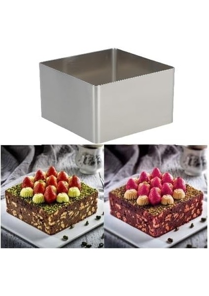 Kare Şeklinde Pasta Kek Kalıbı