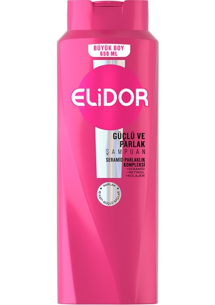 Saç Bakım Şampuanı Güçlü ve Parlak 650 ml
