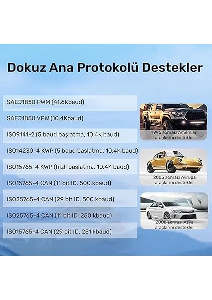 Npc Türkçe Obdıı/eobd+Can Modlu Hata Hafızalı Araç Arıza Tespit/silme Cihazı (NPC519) indirimleri