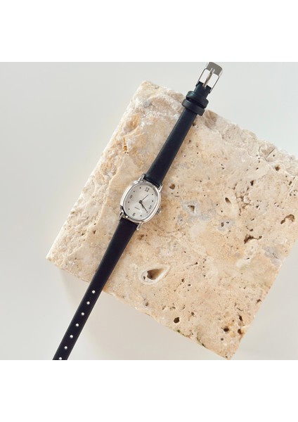 Sapphire Gümüş Siyah Kordon Saat fiyatları