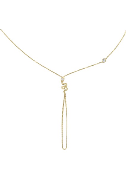 Altın Şahmeran Bileklik - 14K