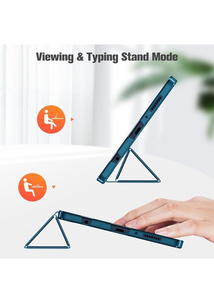 Samsung Galaxy Tab A9 8.7 inç Tablet Kılıfı Akıllı Smart Katlanabilir Renkli Kapak SM-X110 (Uyumlu) fiyatları
