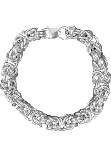 Kalın Kral Modeli Gümüş Bileklik 10MM modelleri