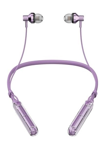 Heartz Ls 102 Taç Bluetooth Kulaklığı, 5.3 Versiyon Yüksek Şarj ile 130 Saat Bekleme Süreli, 10 Metre Çekiş Menzilli, Dışarıdan Gelen Sesleri Filtreleyen Kulak Içi Tasarım (Lila) fiyatları