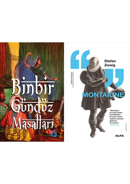 Binbir Gündüz Masalları (Ciltli) + Montaigne