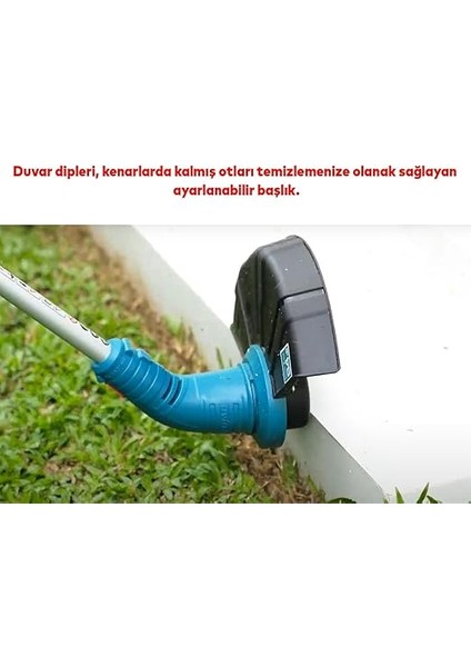 Elektrikli Şarjlı Yan Tırpan Kenar Kesme Çim Ot Biçme Li-On Tek Batarya Akülü Ayarlanabilir Başlık fiyatları