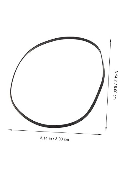 50 Adet Teyp Kemer Kaset Kaydedici Parçalar Tamirat Kemer Bandı Pikap Kemeri Lastik Kayış Teyp Için Lastik Kemer Kaydedici Tamir Aksesuarları Kaset Kemeri Silgi Black fırsatları