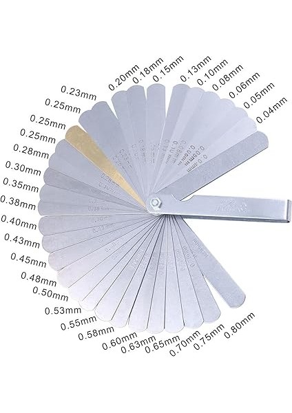 9 Adet Balenli Radyal Ölçer Luthier Aletleri 32 Bıçaklı Hissi Ölçer Çift Işaretli Metrik ve Imparatorluk Boşluk Ölçme Cetveli Gitar Bas Için Alet fiyatları