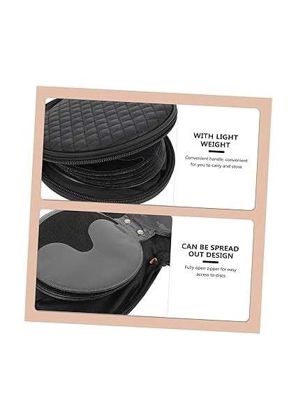 1 Adet CD Çantası CD Saklama Çantası Daire Çanta CD Işlemeli Çanta Fermuarlı Cüzdan Oto CD Saklama Çantası Küçük Siyah Çanta Fermuarlı Cüzdan Kırmızı Çanta Sabit Disk Saklama fiyatları