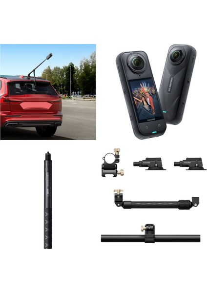 X5 Aksiyon Kamerası - Racing Araç Kit