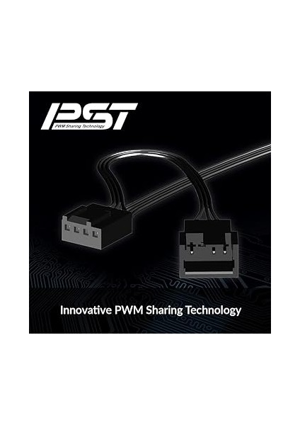 P12 Ince Pwm Pst (3 Adet) - 120 mm Fan, Pwm Paylaşım Teknolojisi, Statik Basınç, Pst Bağlantısı, Hız 300-2100 Rpm - Siyah indirimleri