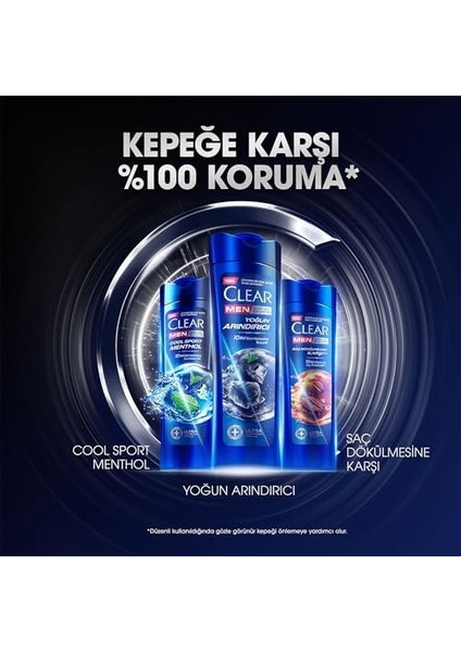 Clear Men Kepeğe Karşı Etkili Şampuan Yoğun Arındırıcı Kömür ile 350 ml fiyatları