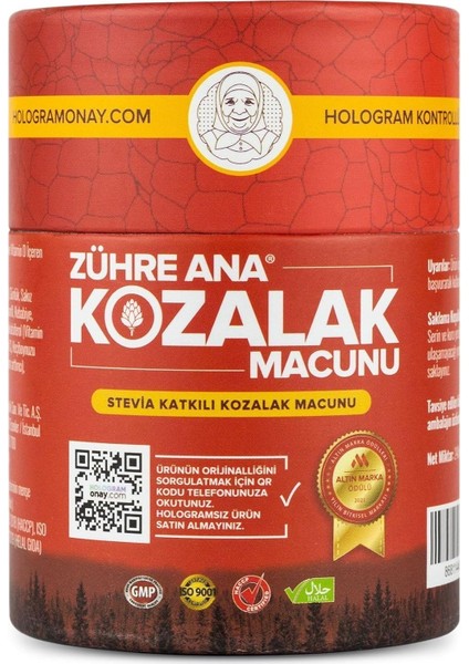 Zühre Ana Diyabetik Kozalak Macunu - Çam Kozalağı Macunu Orjinal Hologramlı Ürün