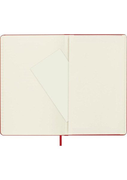 Çizgili Kırmızı Defter Sert Kapak