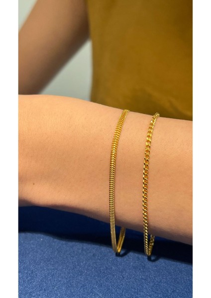 5 gr (Gram) Ikili Kombin Viyana & Gurmet Kunye 22(916) Ayar Altın modelleri