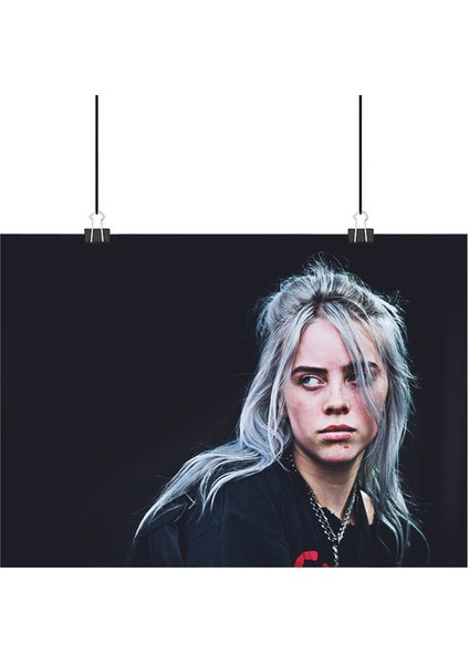 Billie Eilish Poster4 - Retro Duvar Dekoru