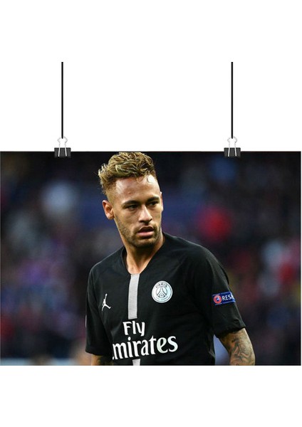 Neymar Poster3 - Retro Duvar Dekoru