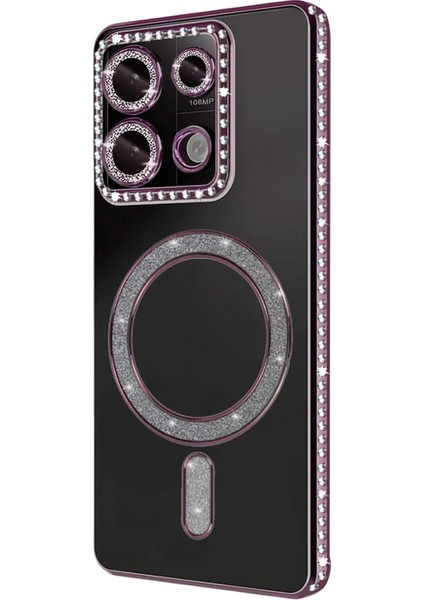 Nrzsnt Newface Xiaomi Redmi 13C Joke Simli Magneticsafe Kılıf - Pembe modelleri