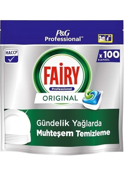 Fairy Professional Orjinal Bulaşık Makinesi Deterjanı Kapsülü 100 Yıkama fiyatları