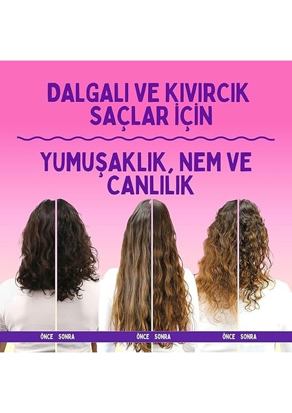 Bouncy Curls Dalgalı ve Kıvırcık Saçları Nemlendiren Saç Kremi 1000ML modelleri