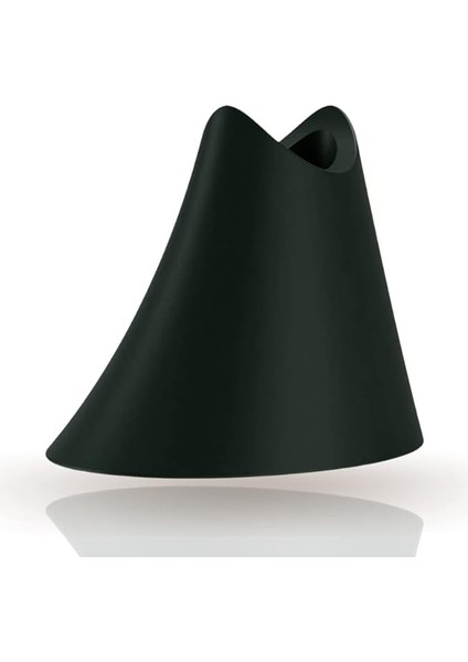 Bioplastik Fırça Tutacağı Tekli Siyah