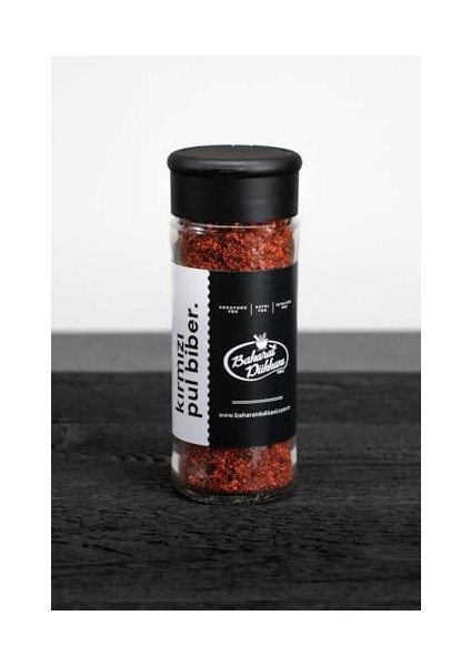 Baharat Dükkanı Kırmızı Pul Biber (Az Acı) 45GR (Cam)