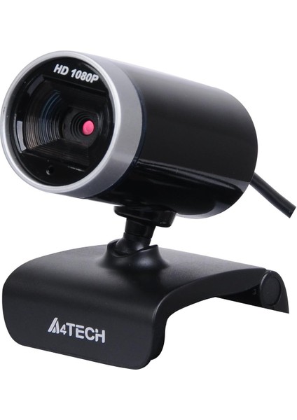 A4TECH PK-910H Internet Kamera , 1080P Full Hd, 16MP, Mikrofonlu, 9.4 x 3.71 x 5.79 Cm, Usb, Gümüş/siyah