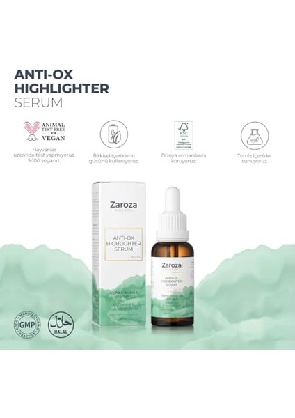 Zaroza Leke ve Yaşlanma Karşıtı Arbutin & Vitamin C Cilt Aydınlatıcı Serum 30 ml modelleri