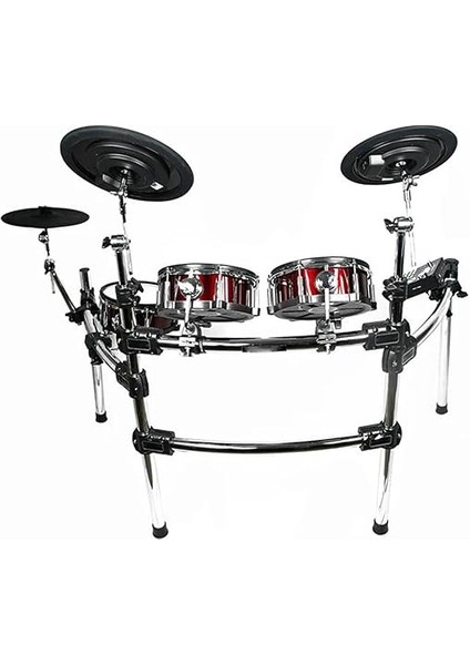 Drums Kit Acoustic Drum Style Five Drums Four Cymbals Electronic Drums Musical Instrument With Iron Drum Stand Professional Electronic Drums Set modelleri
