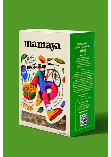 Ispanaklı Yeşil Mercimekli Burgu Makarna modelleri