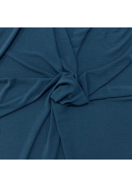 Ithal Ayrobin Kumaş Petrol Mavisi Elbiselik – Tuniklik – Pantolonluk