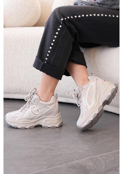 Jesicca Guja Ithal Özel Seri Kadın Spor Ayakkabı Gri