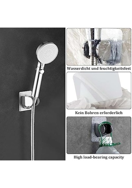 Duş Başlığı Askısı/el Duşu Tutucu/duş Takımı Mafsalı/dayanıklı Paslanmaz Krom Kaplama Abs Plastik Malzeme El Duşu Duş Başlığı Otel Için (Gümüş Rengi) modelleri