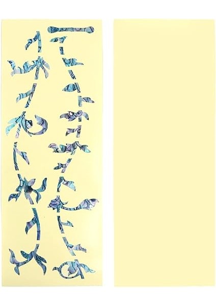 Gitar Klavye Kalemi Kakma Çıkartması, Kendin Yap Gitar Boynu Klavye Çıkartması, Bas Akustik Gitar, Elektro Gitar, Hayat Ağacı, Deniz Mavisi modelleri