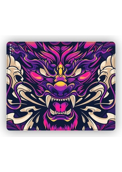Esports Edition Mouse Pad 48X40 cm Gaming Oyuncu Mousepad (Oni Dragon, 48X40 cm (3mm Kalınlık))